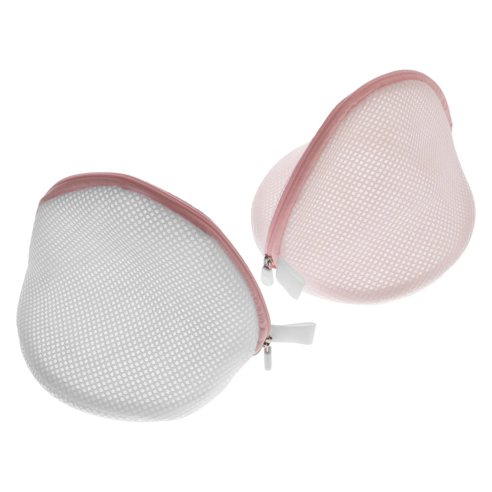 2 Sacchetti in Rete Rinforzati per Lavaggio Delicato di Reggiseni con Supporto, Organizzatore da Viaggio per Separare Biancheria Sporca e Pulita