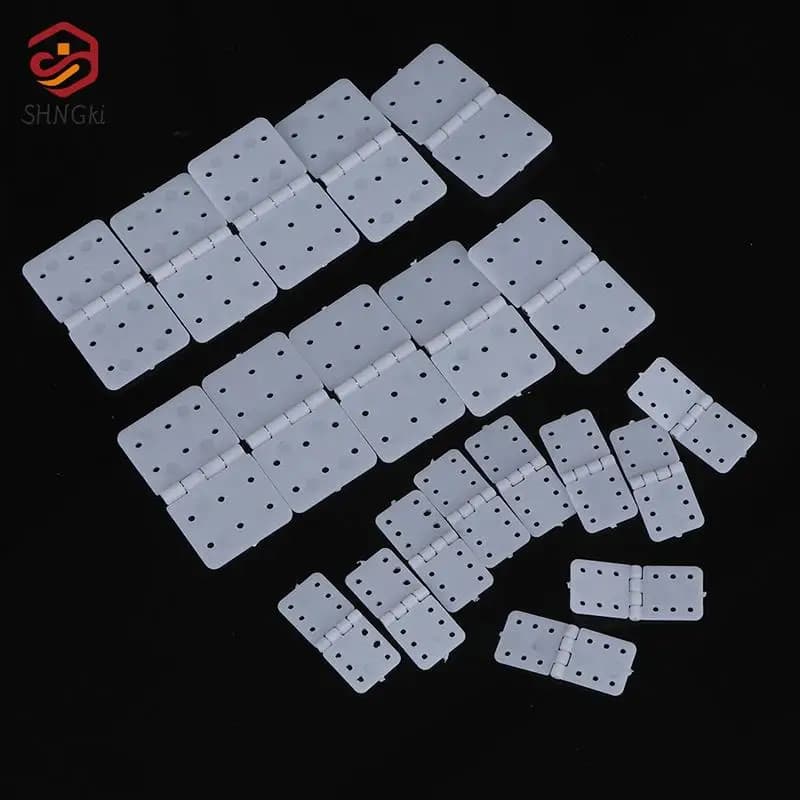 10 pz/lotto Bianco Cerniera Linker In Plastica per RC Aereo Aereo Elicottero Quadcopter All'ingrosso