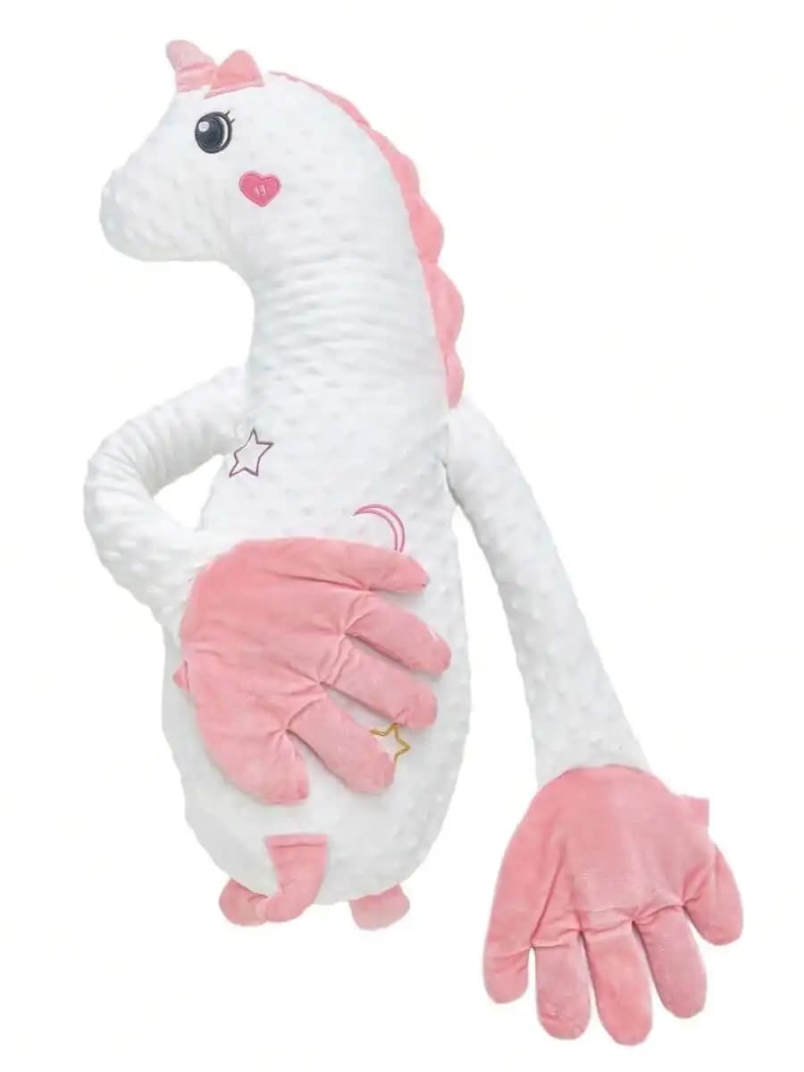 Peluche a forma di animale, simpatico cuscino di peluche confortante, bambole portatili a forma di dinosauro e unicorno per casa e viaggi