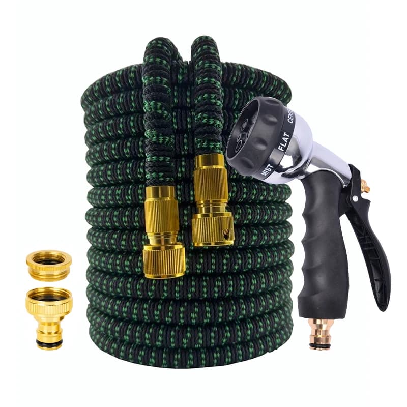 Clean nozzle for high-pressure car wash Flexible garden hose blackish Magic hose expandable tools for garden irrigation