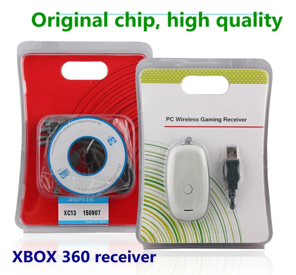 Adattatore ricevitore USB originale per trasmettitore gamepad wireless Xbox 360, supporto PC Win7/8/10 per accessori controller Xbox 360
