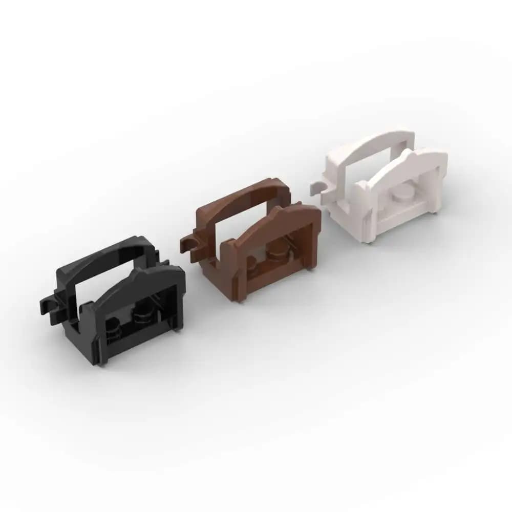 MOC 10PCS 4491b Sella per Cavallo Con Clip Building Blocks Kit Bici Animali Marche Compatibili Mattoni Particelle Giocattoli Regali per Bambini
