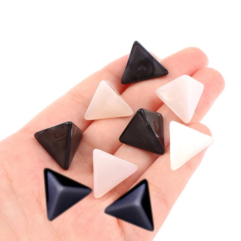 4 pz/set bianco 4 lati vuoto D4 dadi diametro diagonale 22mm accessori per giochi da tavolo fai da te insegnamento strumento matematico