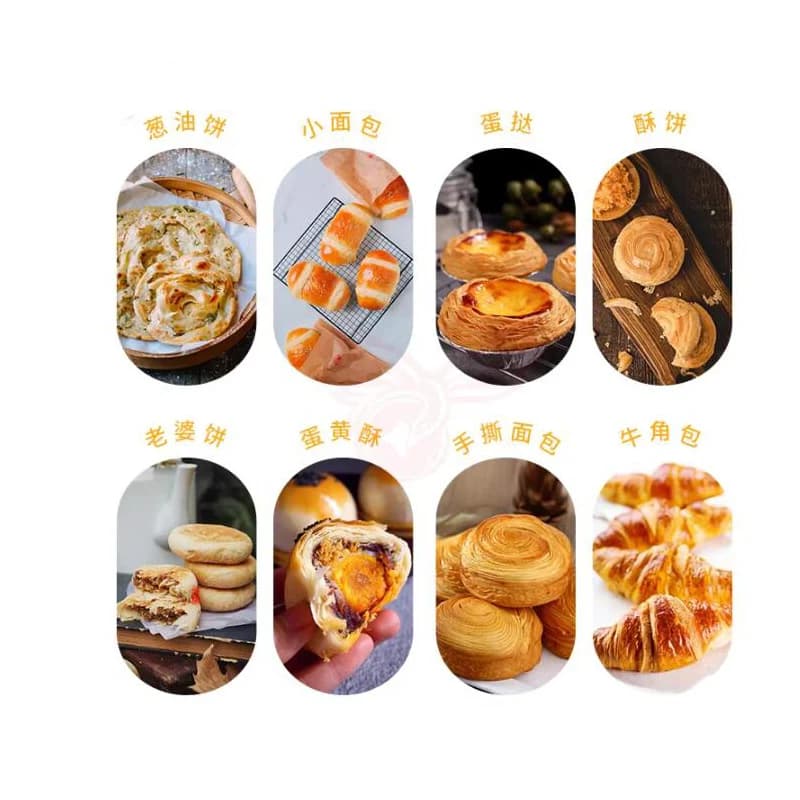 Macchina da forno Macchina per pasta elettrica Macchina per laminazione Croissant per pressa per impasto Rullo per impasto Sfogliatrice per impasto Stile da tavolo