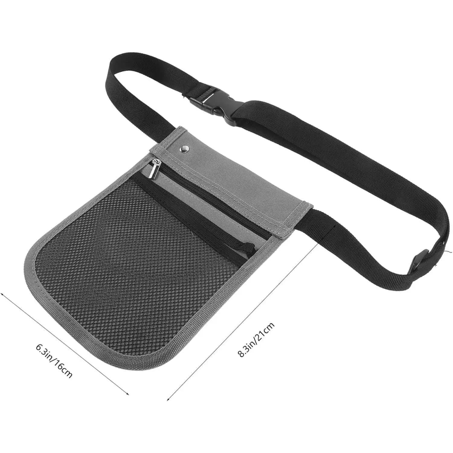 Borsa Porta Attrezzi Multifunzionale da Esterno con Cintura Regolabile, Multi-Scomparto, per Giardinaggio e Manutenzione