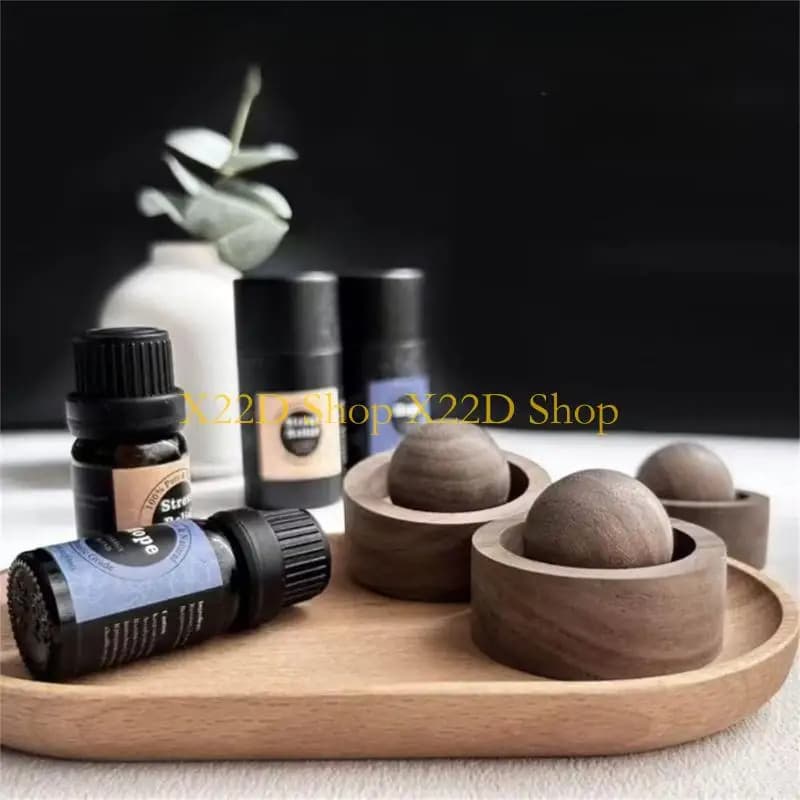 X22D Diffusore profumato a in legno massello, riutilizzabile, per aromaterapie, perfetto per camera da letto, il e del