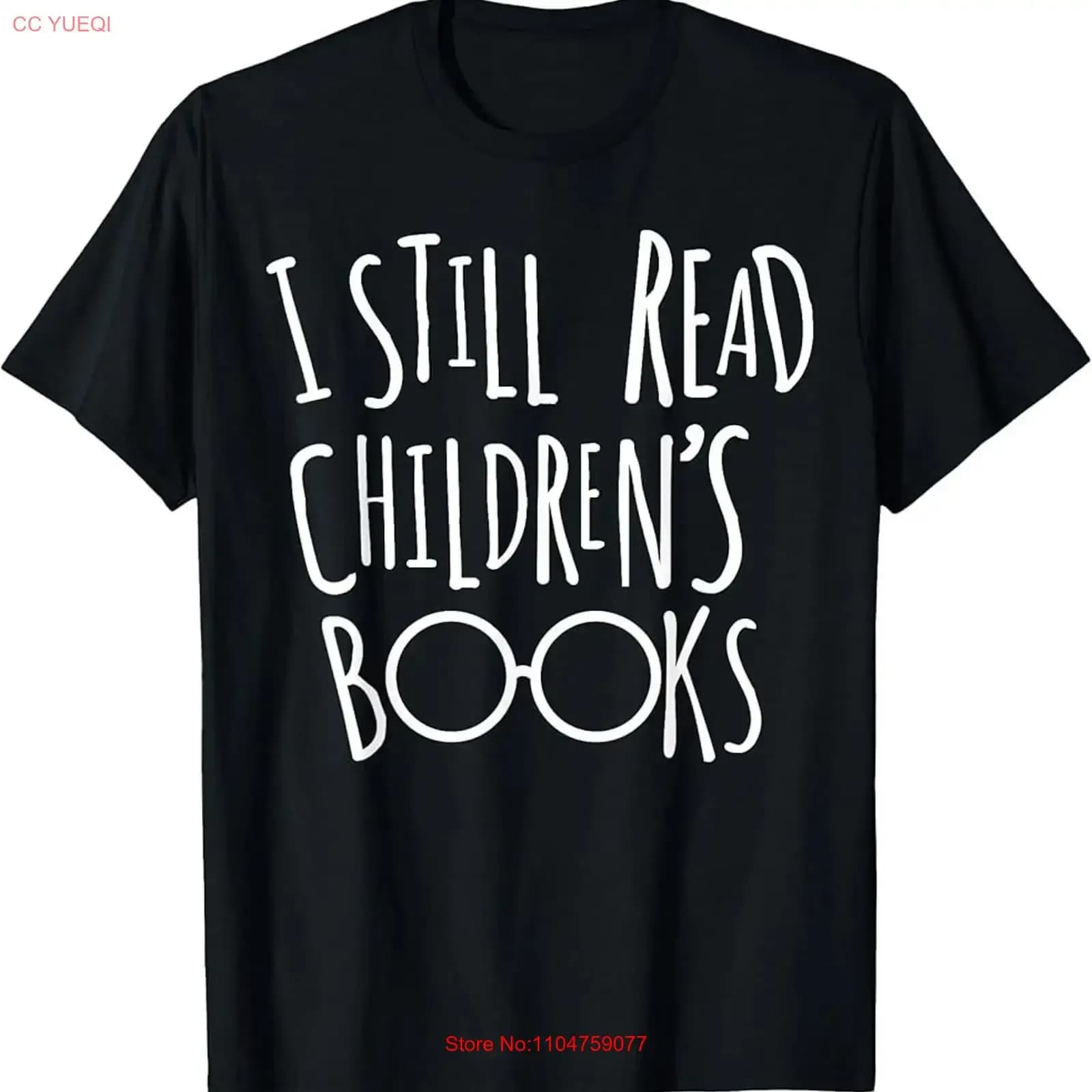 Maglietta divertente I Still Read Childrens Books Book Nerd, vintage, lavata, unisex, elegante, comoda, elasticizzata, casual, streetwear