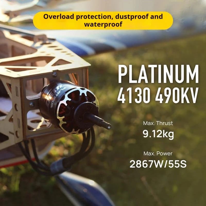 Motore Brushless Hobbywing Platinum 4120 4125 4130 5220SL 5230SL 580KV ad Alta Potenza per Aeromodelli ad Ala Fissa ed Elicotteri RC