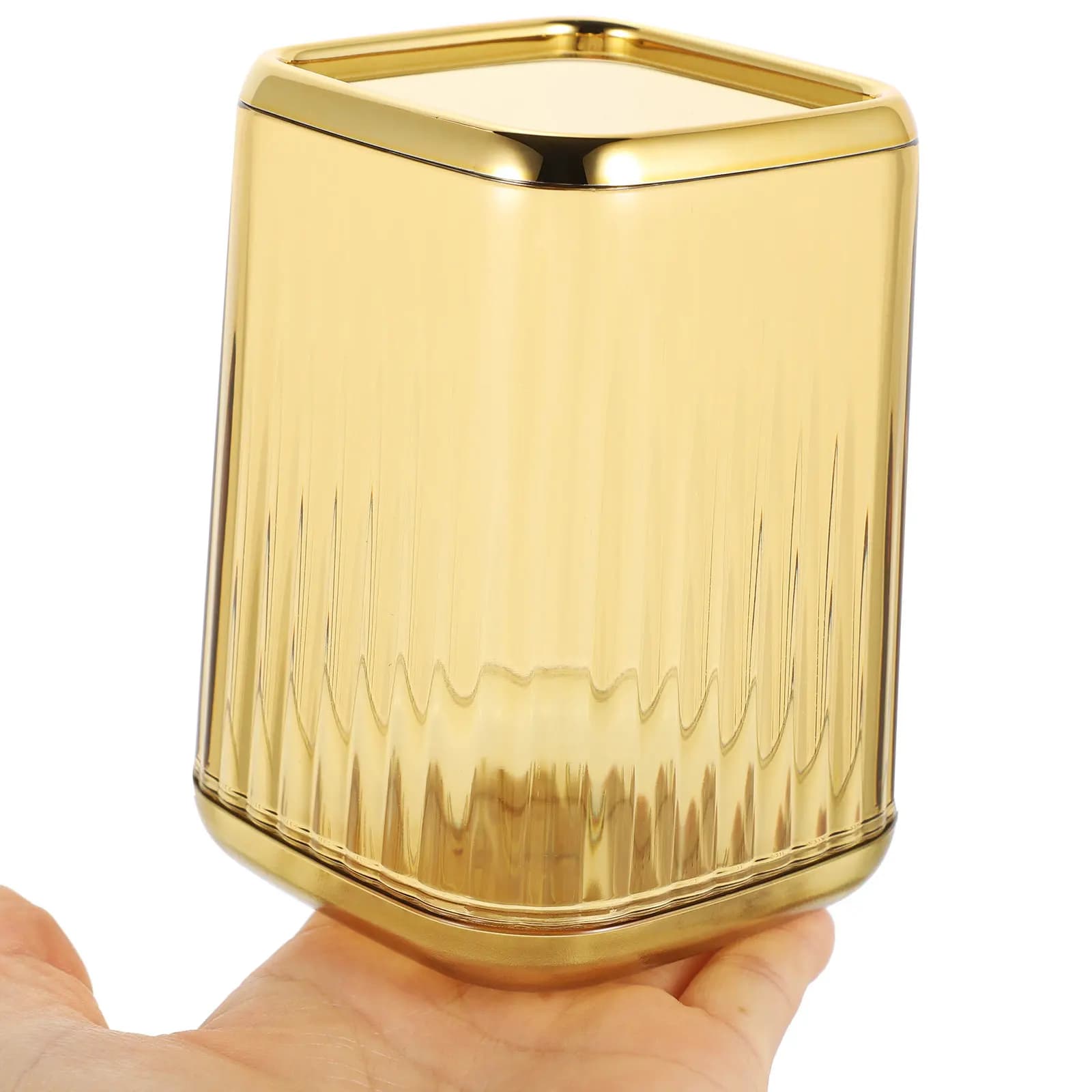 Elegante organizer per pennelli da trucco, contenitore per penne, porta pennelli da scrivania, accessorio decorativo da scrivania, multifunzionale