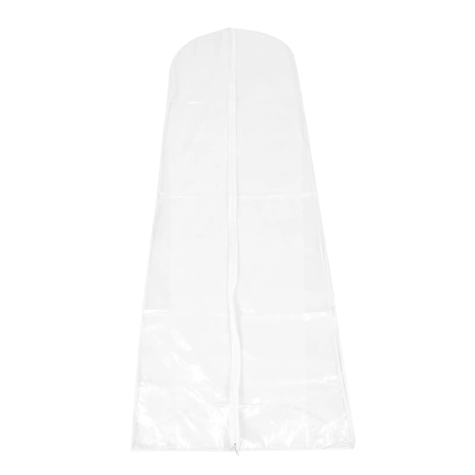 Copriabito Premium in PEVA Riutilizzabile per Abiti da Sposa, Custodia Protettiva Impermeabile e Antipolvere per Vestiti Lunghi