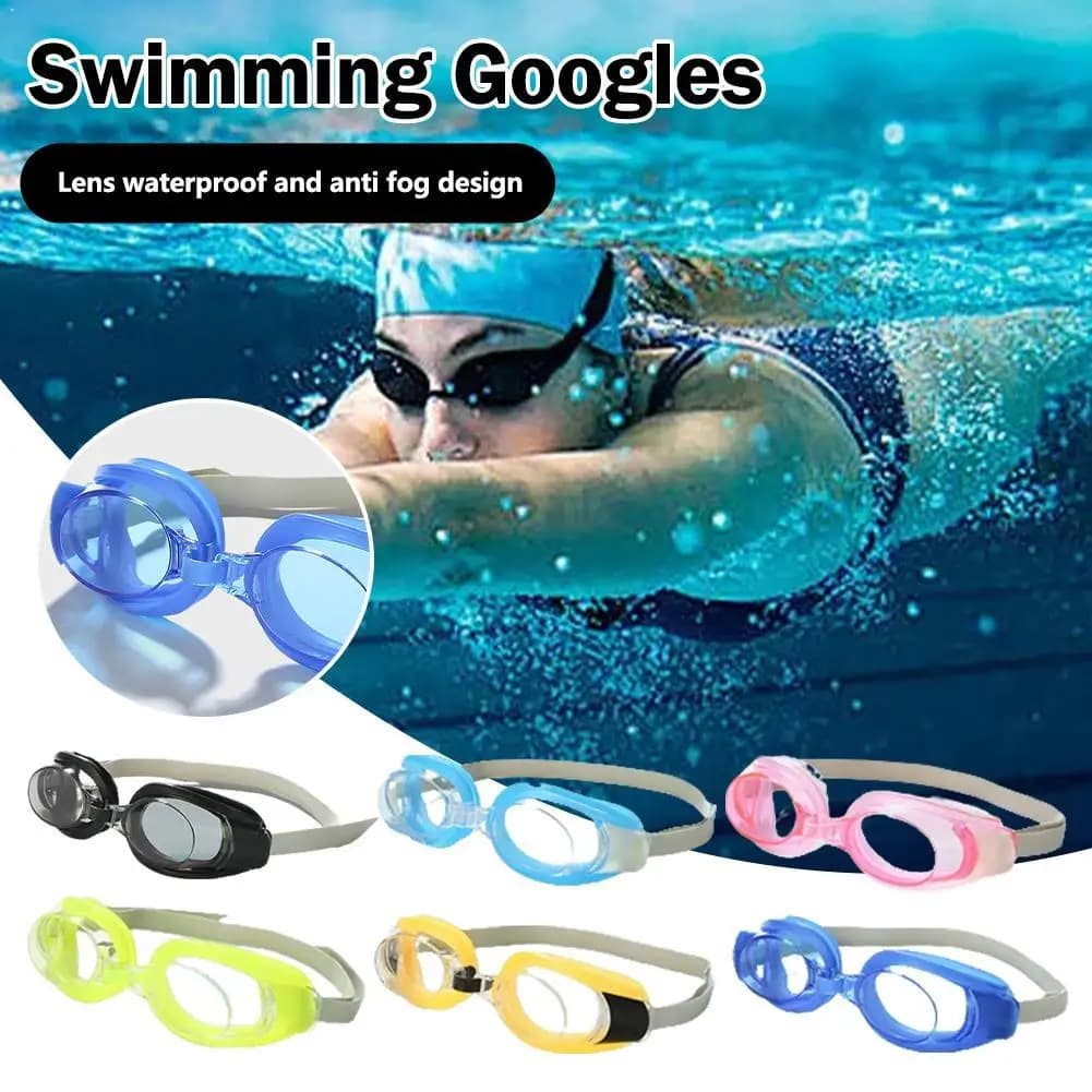 Occhialini di sub occhialini with transparent lenses for adults and children adjustable with nose clips and ear plugs
