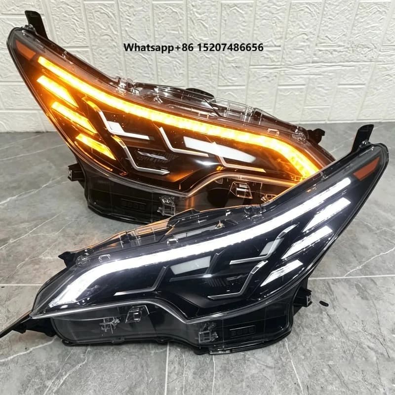Car Lights Headlight Projector Lens 2016-2020 Head Lamp LED Headlights Front Drl Automotive Accessories