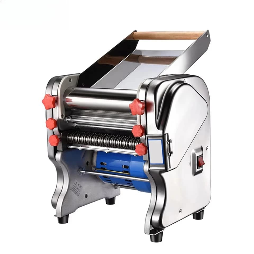 FKM240 Sfogliatrice per pasta elettrica automatica commerciale Noodle Making Pasta Maker Macchina per tagliare le tagliatelle con rullo di pasta 240mm