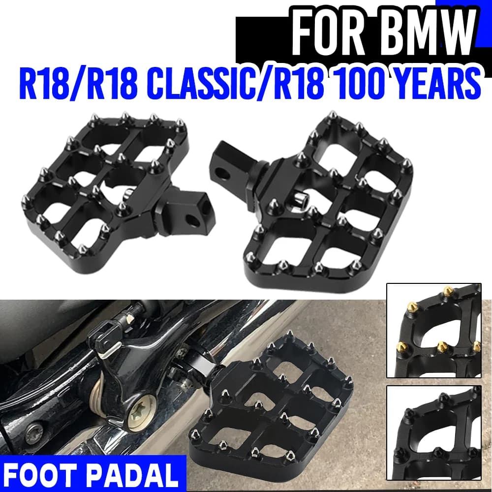 Pedana Poggiapiedi Anteriore Pedali Moto Driver Girevole Pedane Poggiapiedi Per BMW R 18 Classic R18 100 Anni Accessori
