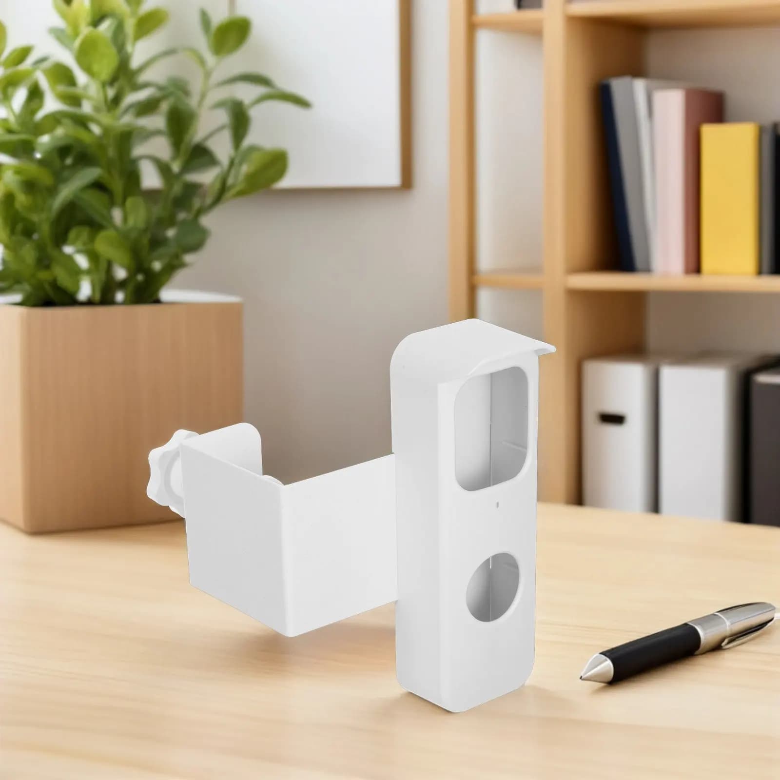 No-Drill Doorbell Mount Rainproof Uv Resistant Anti-Theft Video Doorbell Holder for Exterior Doors Compact Unobtrusive