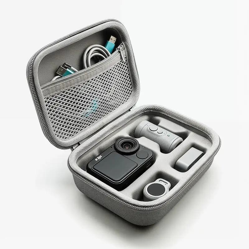 Carrying Case Travel Bag for OSMO NANO Camera PU Storage Bag Handbag Box for Standard Bundle Accessories