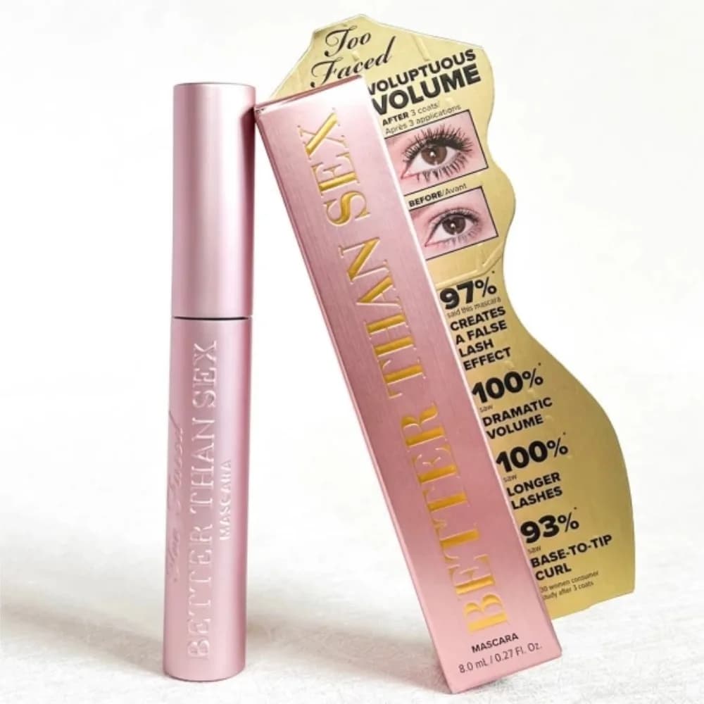 8ml Black Natural Curling Volumizing Thicken Lengthening Mascara Too Faced Better Than Sex Mascara Brand Waterproof Eye Makeup