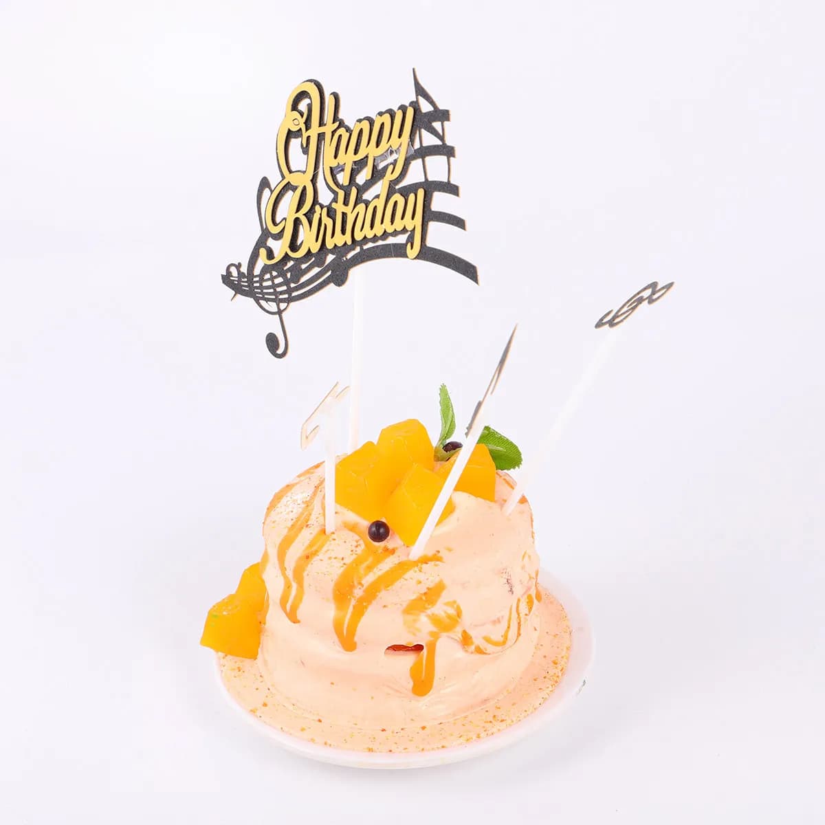48 Pezzi Decorazioni per Torta di Compleanno a Tema Note Musicali, Topper Creativi in Carta per Cupcake, Decorazioni per Torte per Feste di Compleanno, Balli di Fine Anno e Banchetti