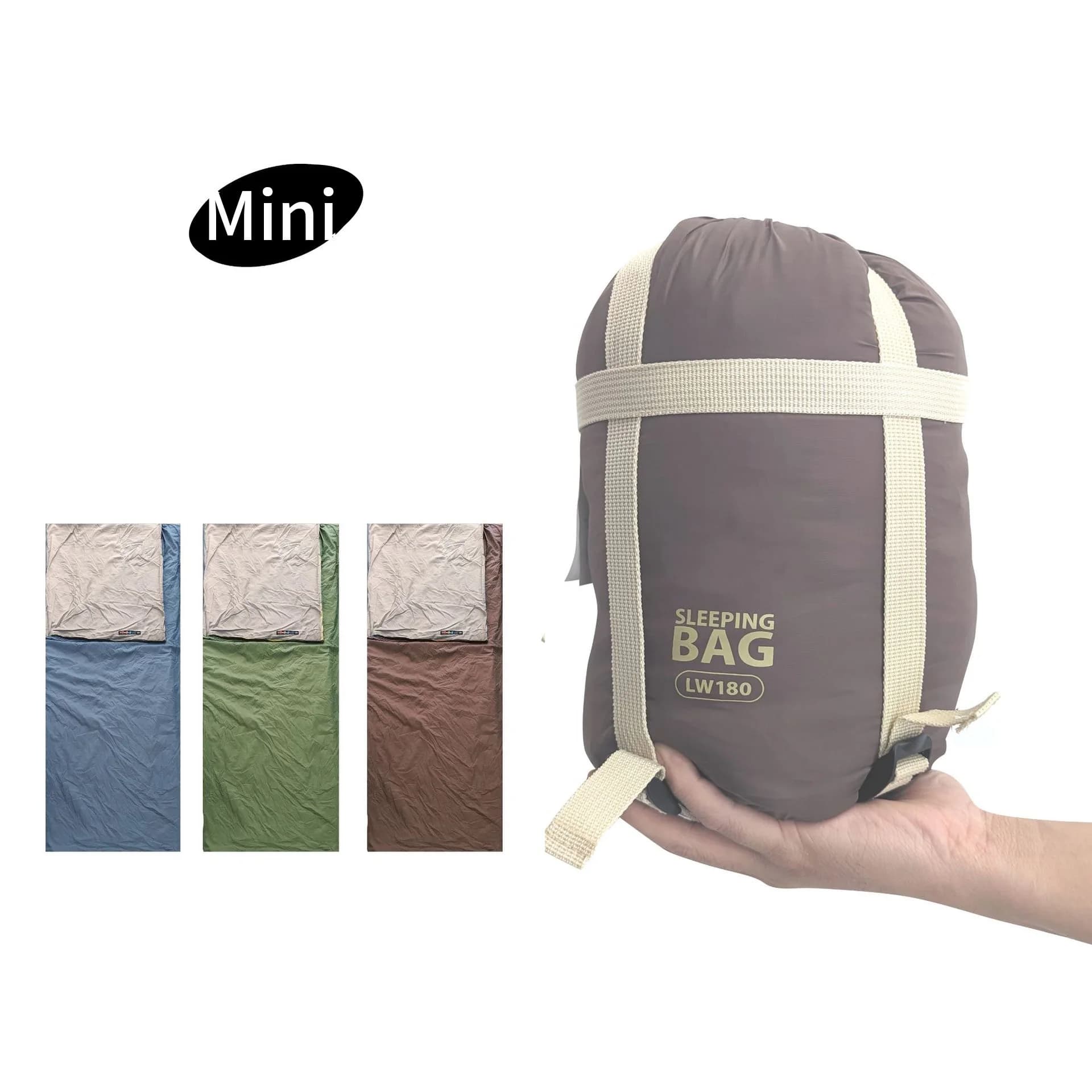 Sacco a pelo da campeggio in cotone 680g 760g Sacco a pelo busta facile da trasportare primavera estate 180 cm 205 cm