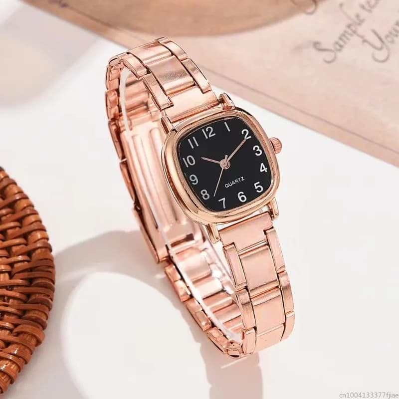 Orologi da polso di lusso per le donne orologio analogico al quarzo moda cinturino in acciaio inossidabile orologio da donna orologio Casual con bracciale digitale