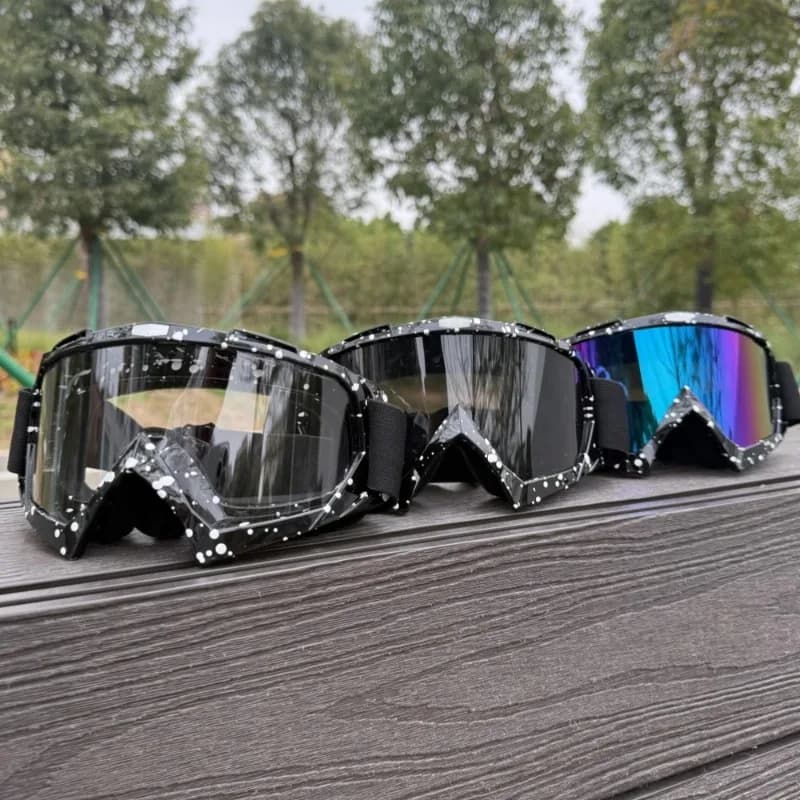 Unisex Windproof Dust Resistant Ski & Cycling Goggles, Off-Road Motorcycle Wind Sand Block Protective Outdoor Sports Eyewear