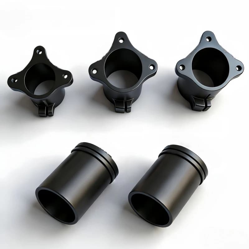 Custom CNC Machining Aluminum Tripod Tube Fixing Base Unmanned Multi-Axis Aircraft Accessories