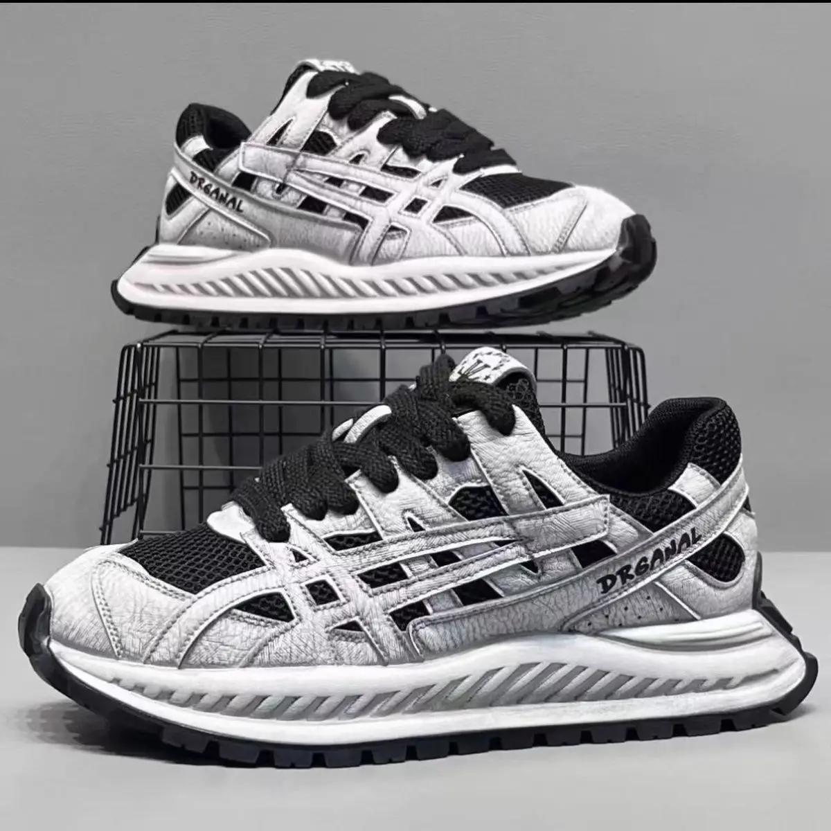 Fashion Men Shoes Versatile Mesh Men Sneakers Brand Breathable Running Shoes Anti-Slip Platform Sport Shoes Male Tenis Masculino