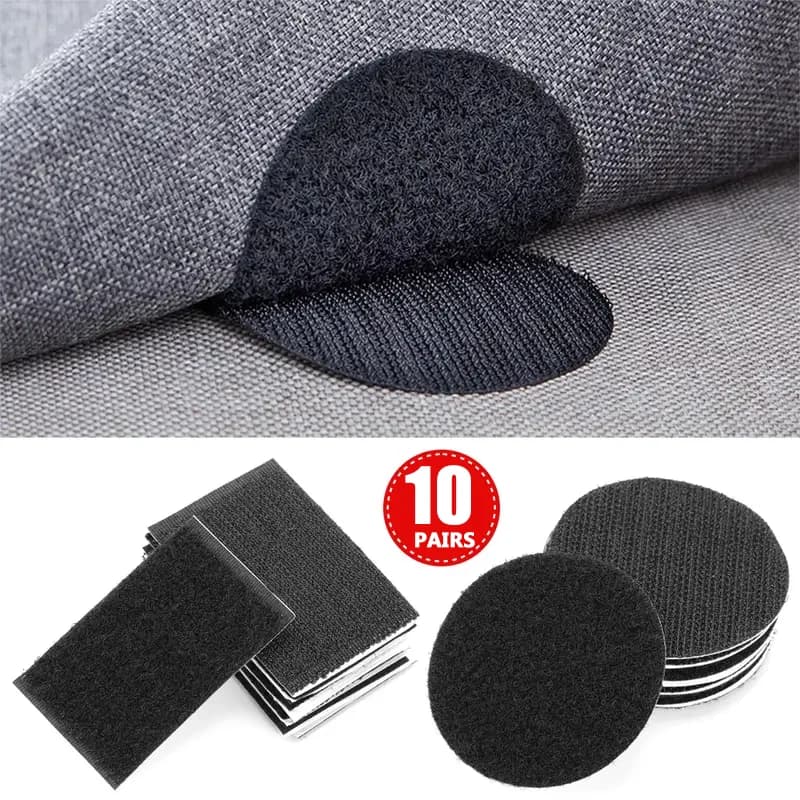 2/20PCS Universal Car Mat Tapes Car Tapes Car Tapes Self-adhesive Mats Fixing stickers Fastening clips Grip retention brackets
