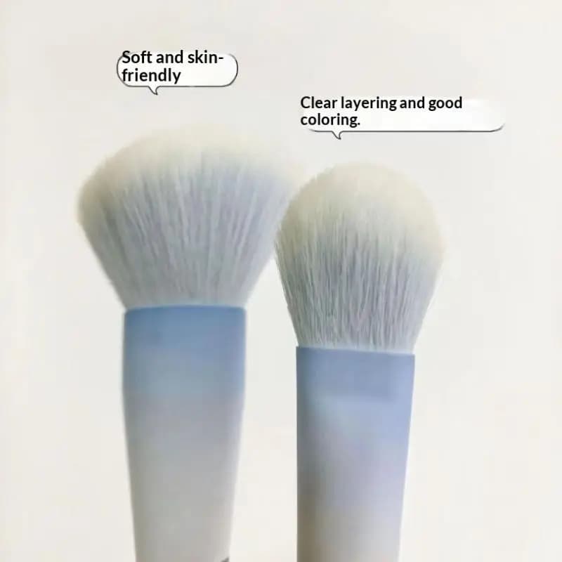 Makeup Brush Set 10PCS Soft Fluffy Bristle Eyeshadow Blush Powder Brushes Portable Travel Cosmetic Applicators