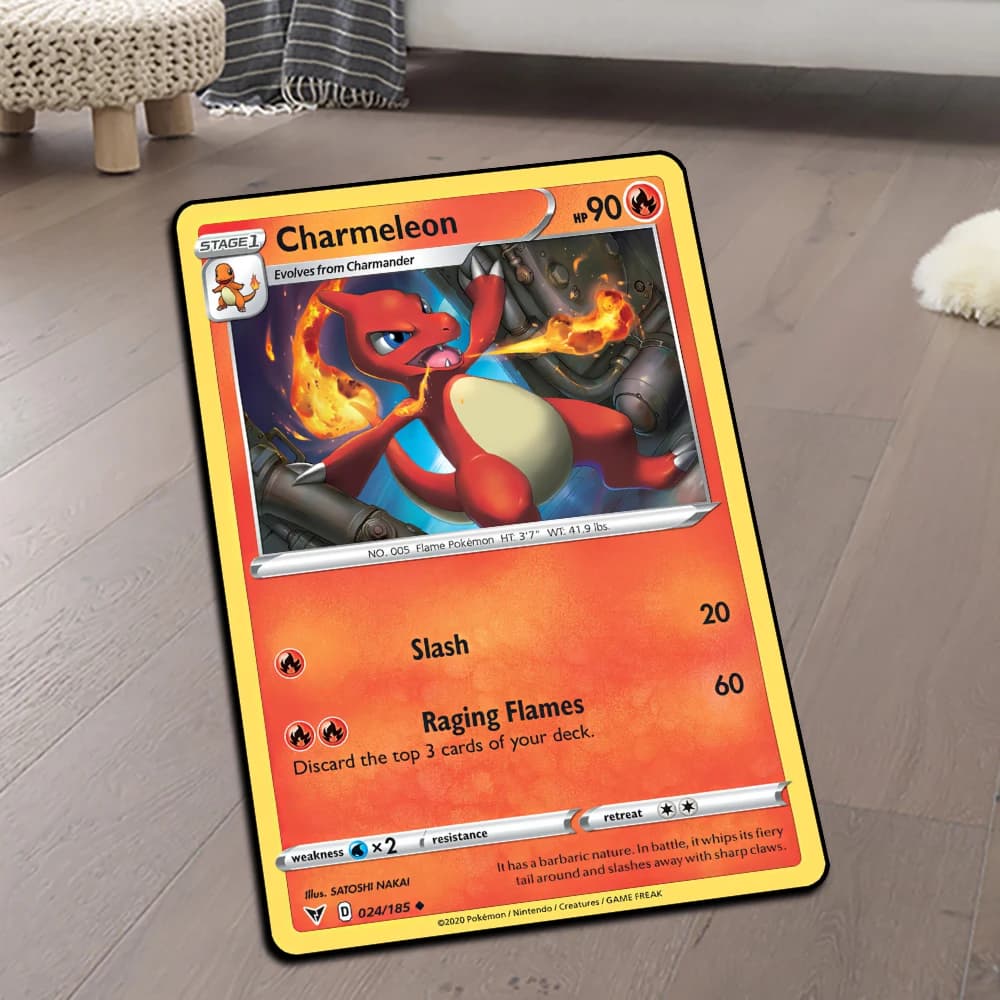 Tappeto in peluche Pokemon con licenza ufficiale, tappeto per asilo nido super morbido e antiscivolo Lucario Mewtwo, regalo ideale per i fan