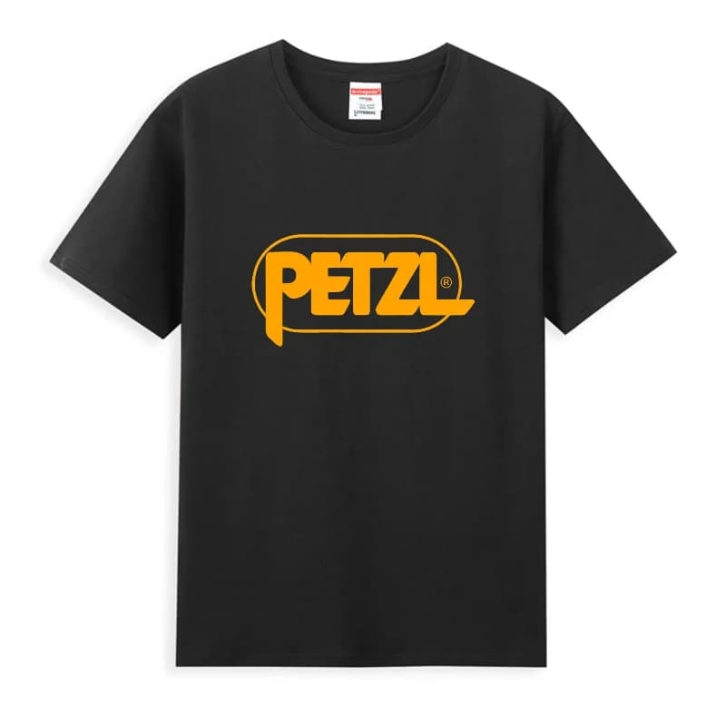 2024 T-Shirt Casual PETZL Life Wall Climbing Hiking and Trail Running Camping Drifit T-shirt Comfortable Streetwear S-3XL