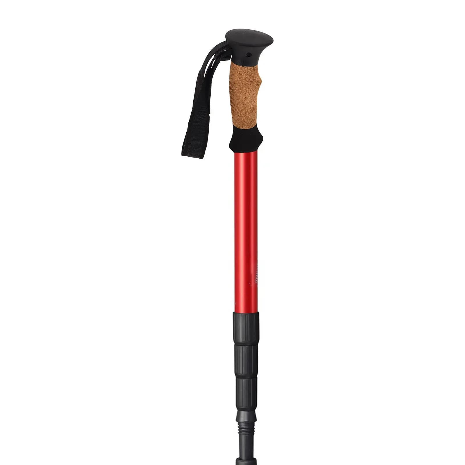 3pcs Trekking Pole Cork Grip Non-Slip Hiking Stick Handle with Wrist Strap 18mm ID for Walking Cane Climbing Stick Replacement