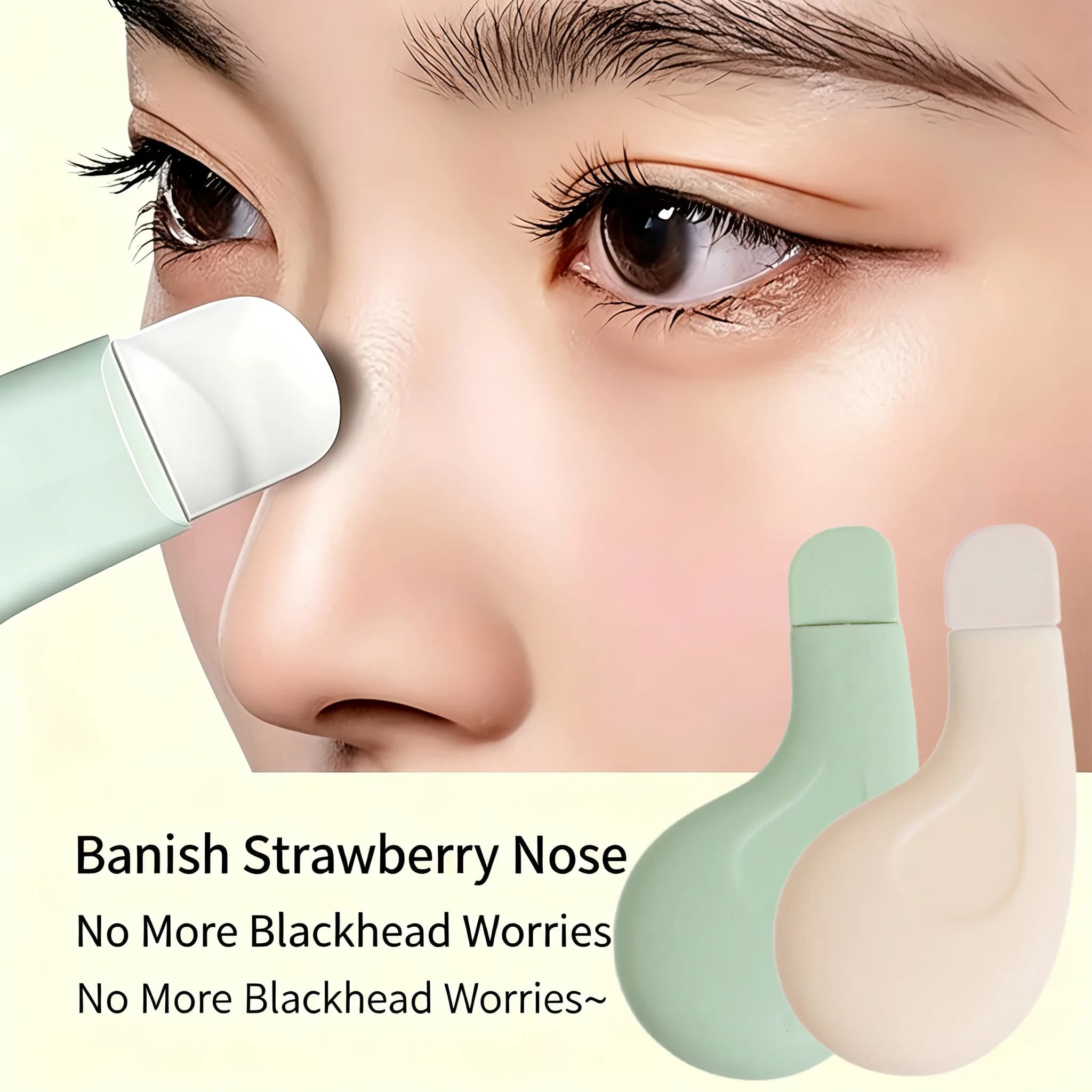 1pc Nose Blackhead Remover Tool Gentle Facial Pore Cleanser Silicone Facial Scraper Skin Scrub Facial Scraper Skin Care Tools