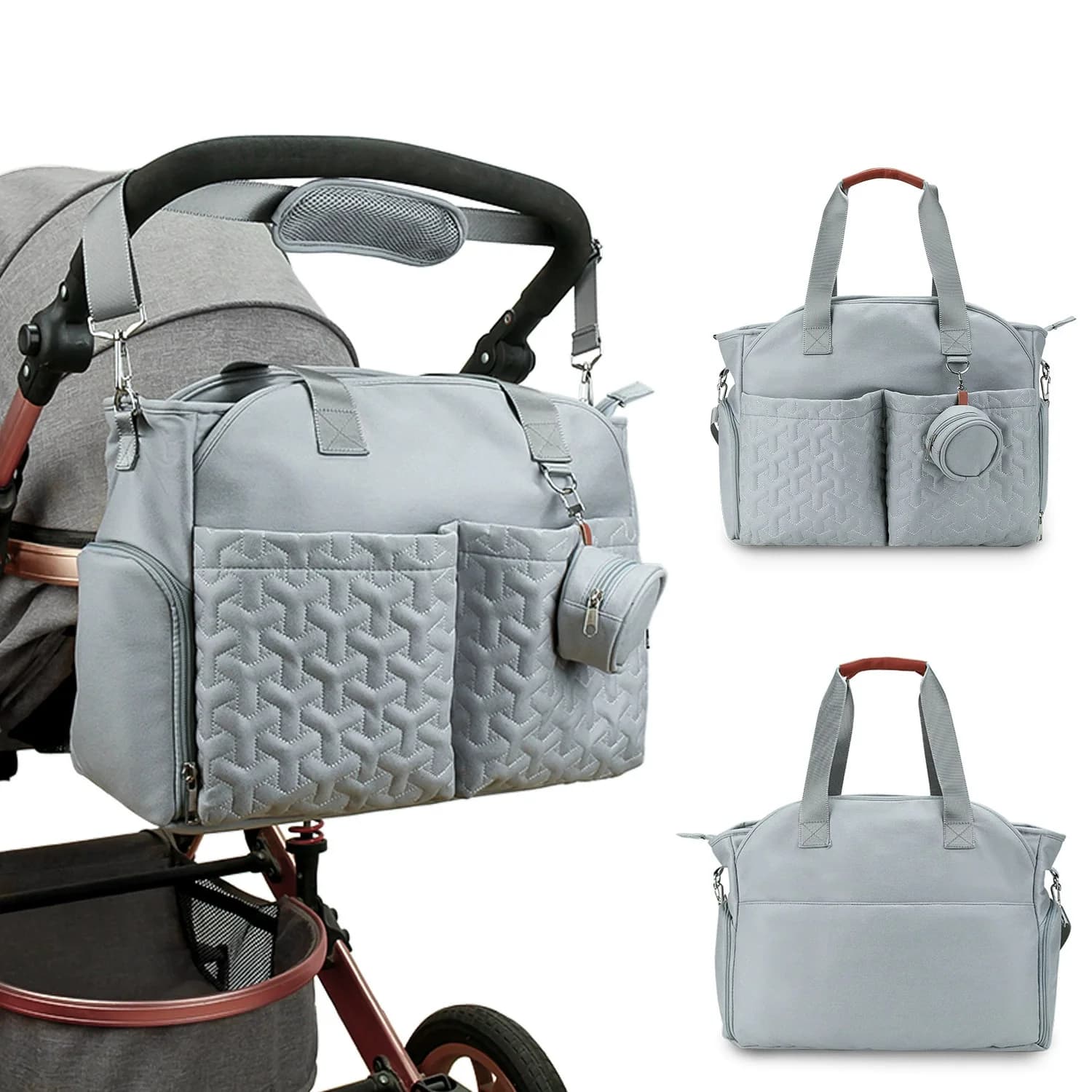 Travel Mommy Bags Large Capacity Ladies' Single-shoulder Bag Suction Pump Package Hand-carry Pacifier Pack Multi-functional