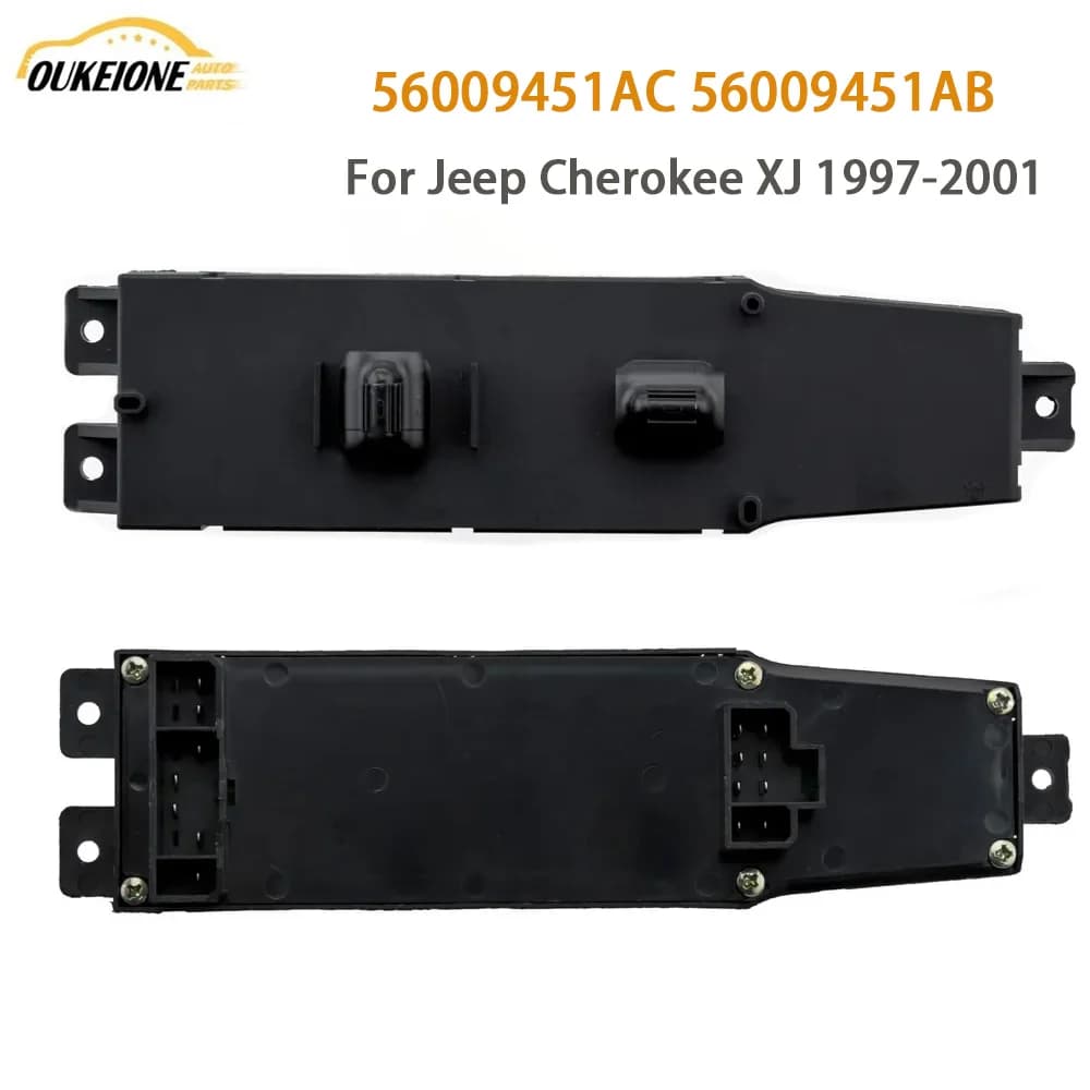 56009451 Interruttore per porta alzacristallo elettrico lato passeggero AC per Jeep Cherokee XJ 1997 1998 1999 2000 2001 56009451 Parti di automobili AB