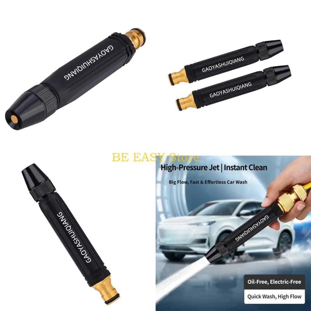 E28F Multifunction High Pressure Water Car Wash Flushing Garden Hose Tap Water Adjustable Nozzle Sprinkler Gardening
