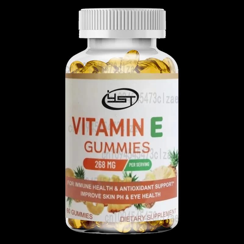 Vitamin E 268 mg gumellas, adult pineapple supplements, 60 gommose candies