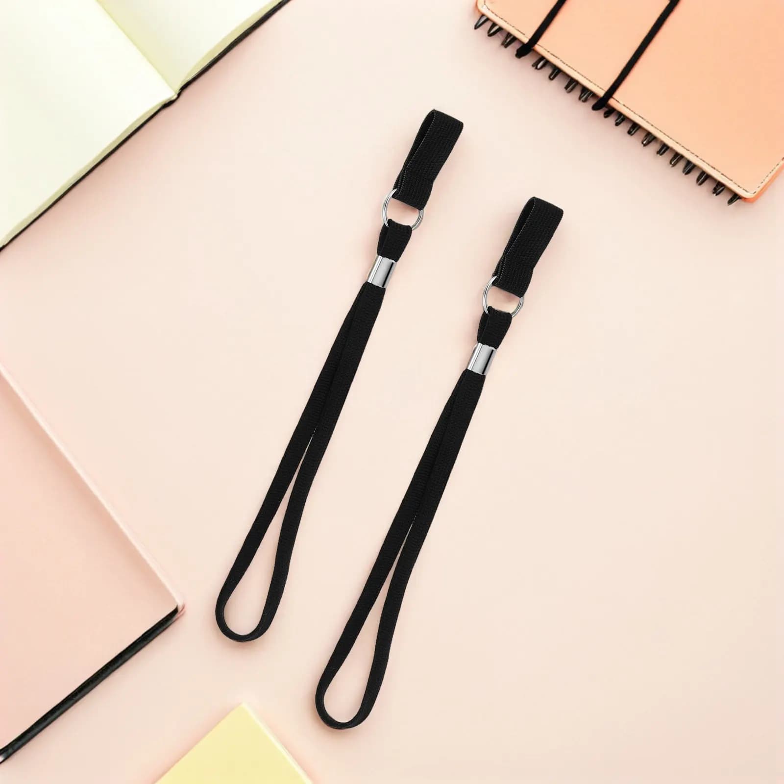 2 Pezzi Cinturino da Polso in Nylon Anti-Smarrimento per Bastoni da Trekking, Gomitiere e Bastoni, Elastico e Confortevole