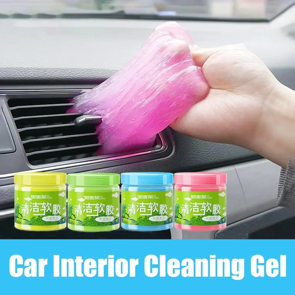 Super Gel Pulente per Tastiera e Auto, Kit di Pulizia USB per Laptop, Colla per Pulizia Auto