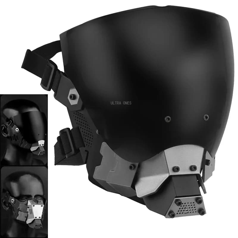 Comandante tattico Cosplay Maschera protettiva Lente antiappannamento Resistente agli urti Caccia Wargame Maschera a pieno facciale Maschere per feste di Halloween