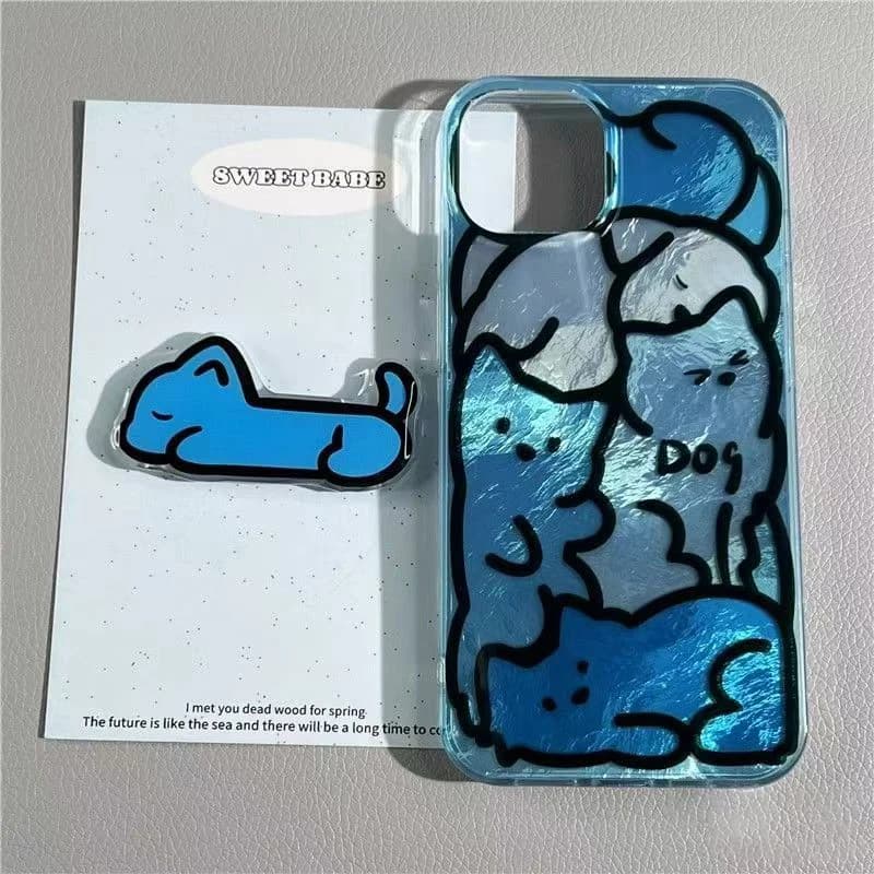 Per iPhone 17 16E 16 15 14 13 12 11 Pro Max Custodia semplice moda modello gatto cane Custodia per iPhone XS Max XR X 7 8 Plus Cover