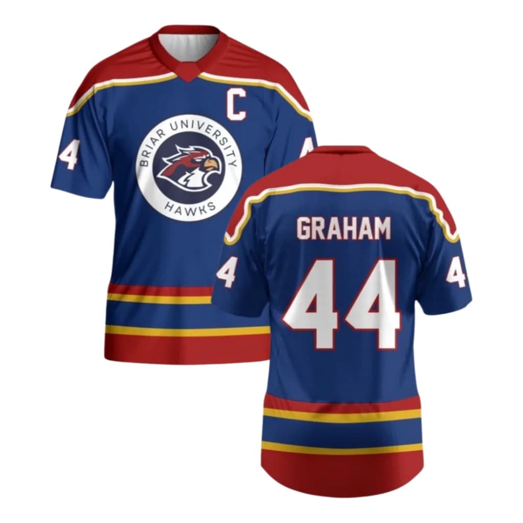 Hockey Fans Briar University Hawks Jersey Pick Members! Men Women Kids Athleisure T-Shirt Breathable Quick Dry Streetwear Tops
