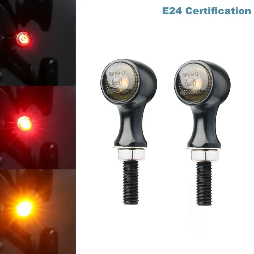Indicatori di direzione lampeggianti dinamici per moto Indicatori di direzione anteriori a LED 3 in 1 Indicatore posteriore Luce di stop del freno di guida