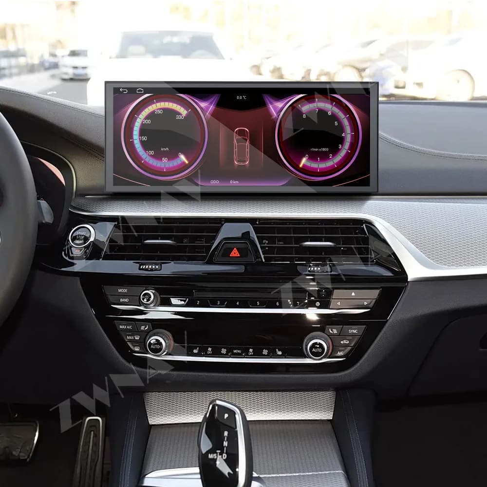 Ultra Clear Linux Touch Screen Car Media 12.3 Inch Upgrade Parts For BMW 5 Series 2018-2019 EVO Wireless Carplay GPS Navigation