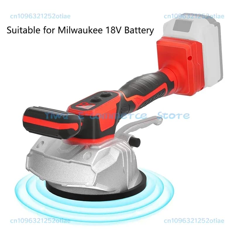 Piastrellatrice per piastrelle adatta per Milwaukee 18V Batteria senza fili Piastrelle per pavimenti da parete Strumento di livellamento per la posa Ventosa vibrante con