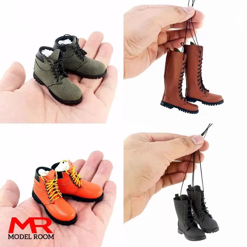 SUPER FANS Scala 1/6 Scarponi da trekking maschili Scarpe solide Modello Fit 12 ''Soldato Piedi staccabili Action Figure Corpo Bambole