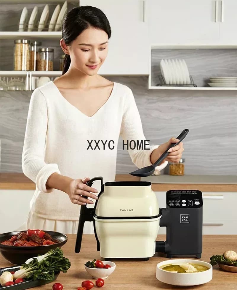 Fanlai M1 Robot da Cucina Automatico, Padella Intelligente, Robot Cucinatore Domestico, Fornello Automatico