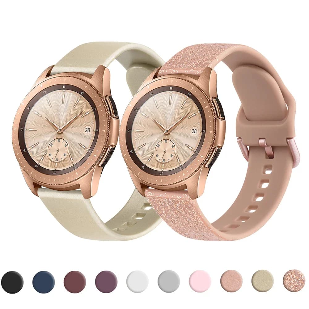 Cinturino in silicone da 20 mm per Samsung Galaxy Watch Cinturino da 42 mm per cinturino Samsung Galaxy Watch 42 Stap Smartwatch