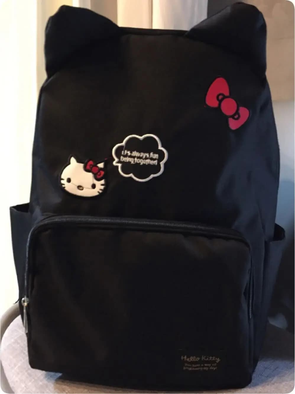 Sanrio Nylon Backpack Shoulder Bag, Hello Kitty Shoulder Bag