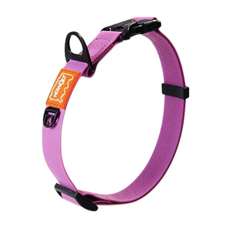 Collare per cani impermeabile Collare per cuccioli regolabile Rivestito in PVC Sgancio rapido Facile da pulire Camminare all'aperto per cani di taglia piccola, media e grande
